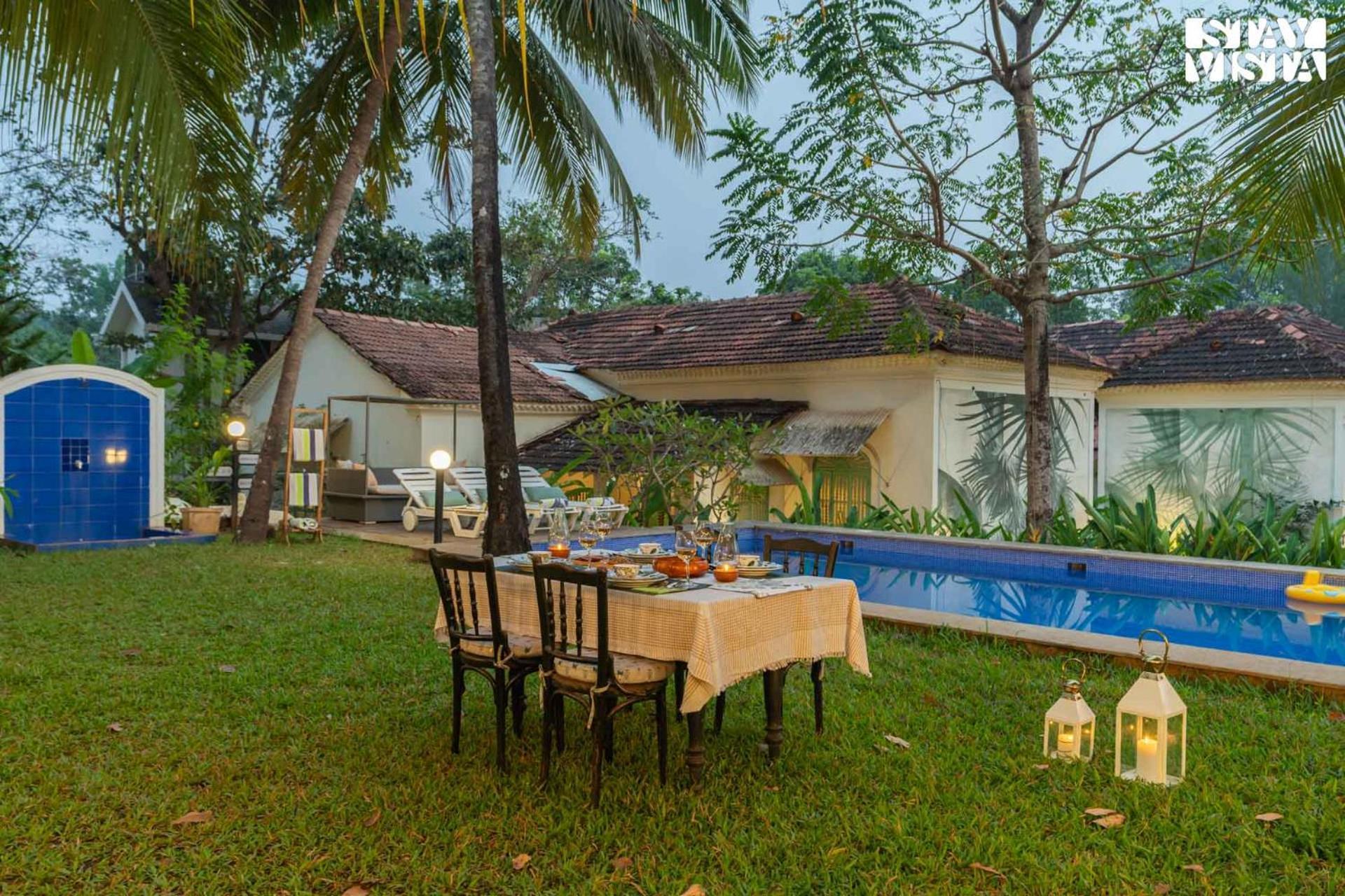 Stayvista At Amalia By Tellado With Pool, Wifi Assagao Exterior photo